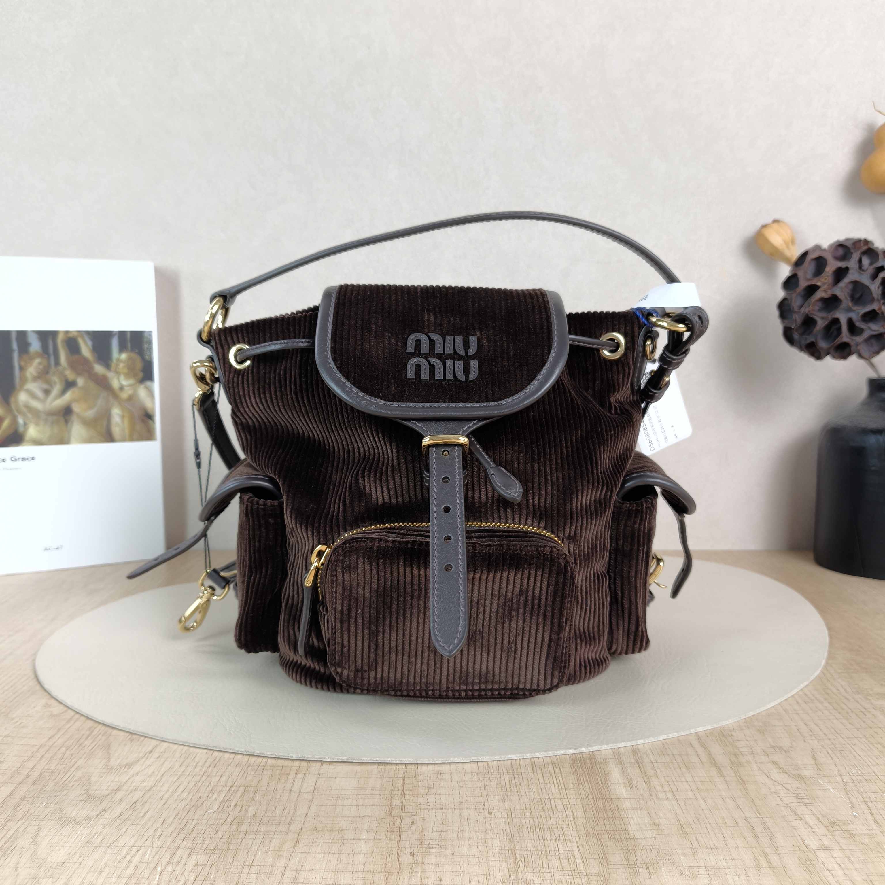Miumiu Backpack Backpack Small18 × 12 × 21 cm