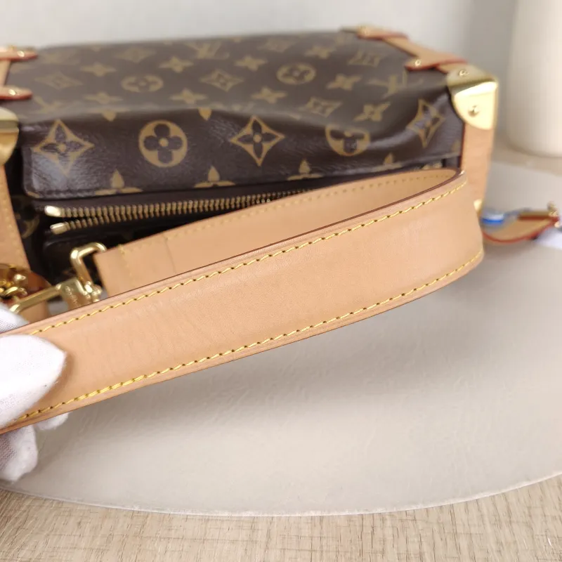 Louis Vuitton Crossbody Bag Side Trunk Box Monogram PVC Medium 23.5 × 8.5 × 16 cm — detail view 3 of 13