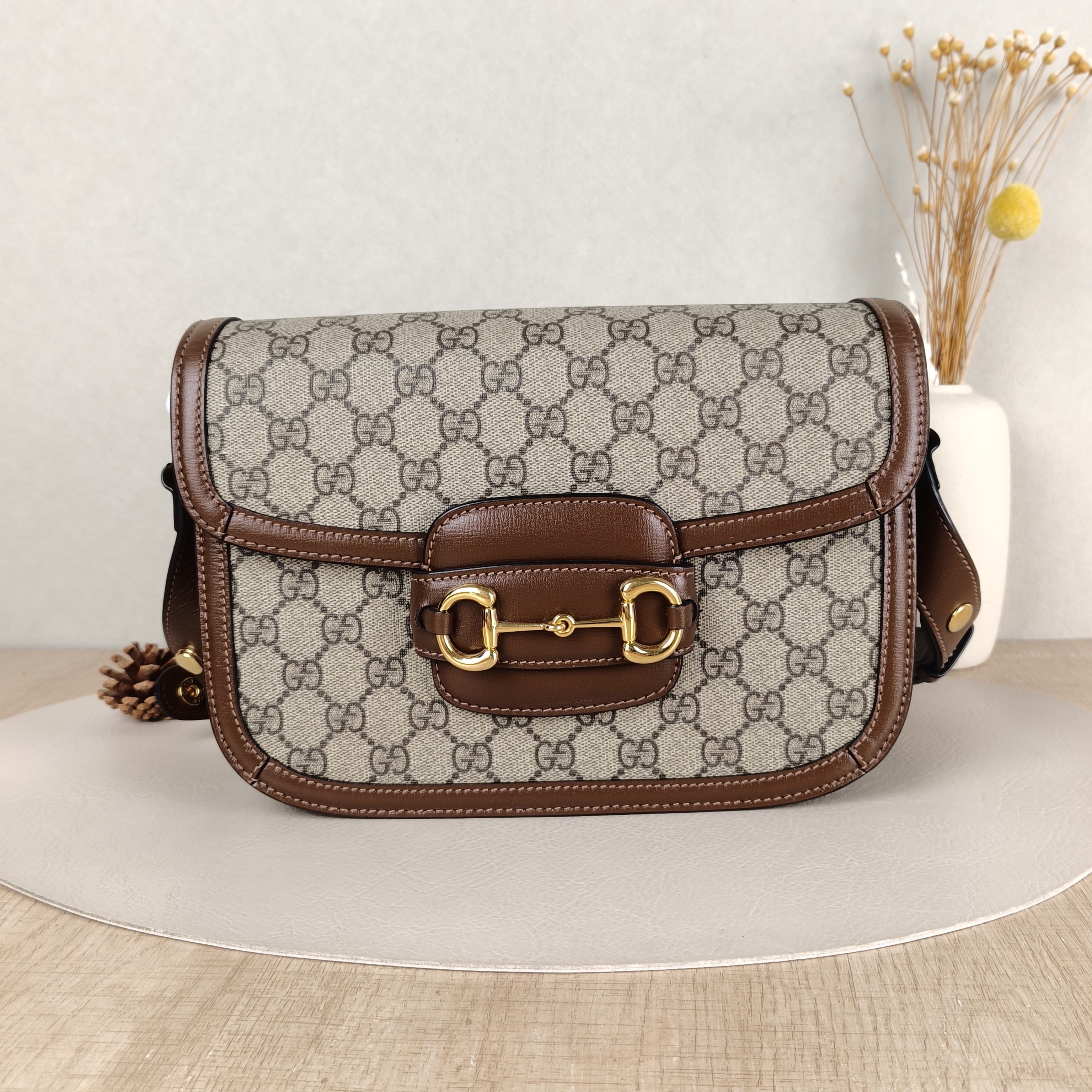 GUCCI Shoulder Bag Horsebit 1955 Horsebit Medium25 × 8 × 18 cm