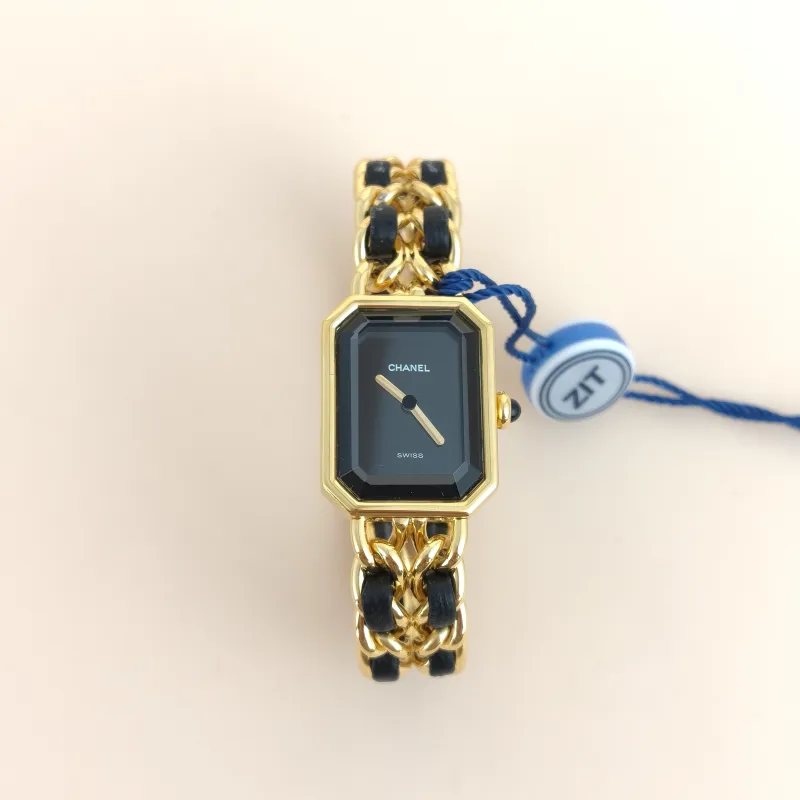 Chanel Watch Première Édition Originale Black with Gold-Tone Hardware Black with Gold-Tone Hardware One Size 26.1*20 M