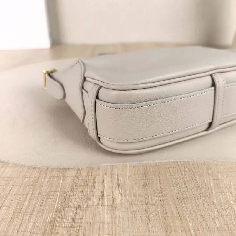 CELINE Shoulder Bag Romy Hobo Shoulder Bag White Calfskin Mini 19 × 5 × 14 cm — detail view 2 of 10