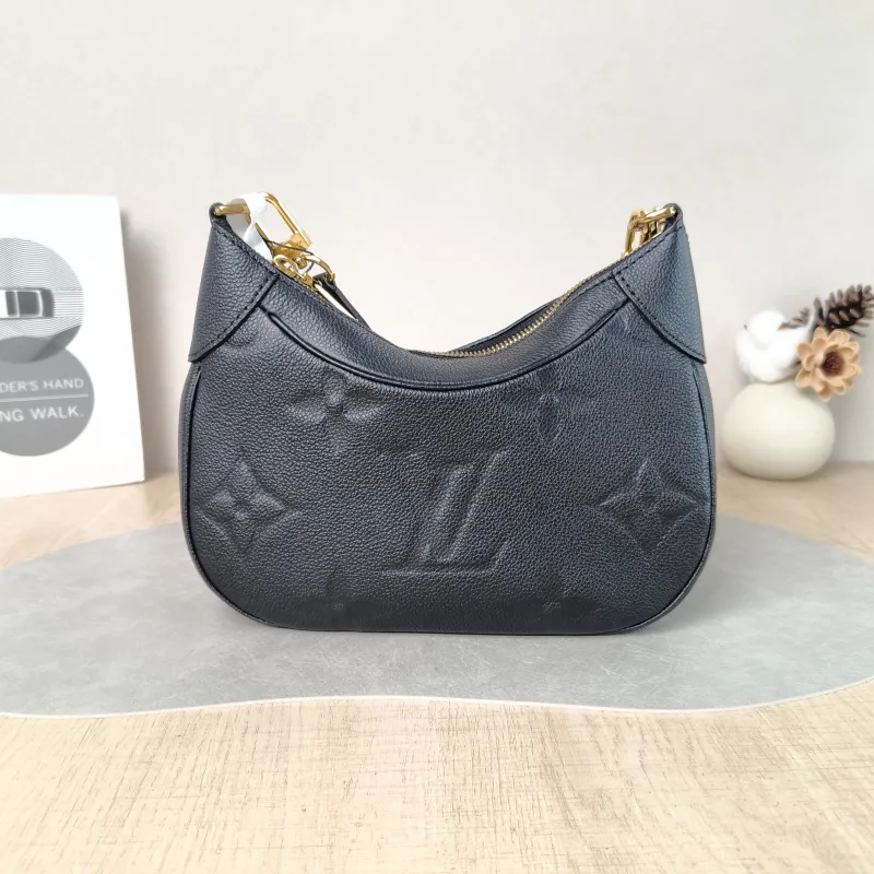 Louis Vuitton Shoulder Bag Bagatelle Black Empreinte Embossed Calfskin Small 24 × 7 × 18 cm — cover view 3 of 5
