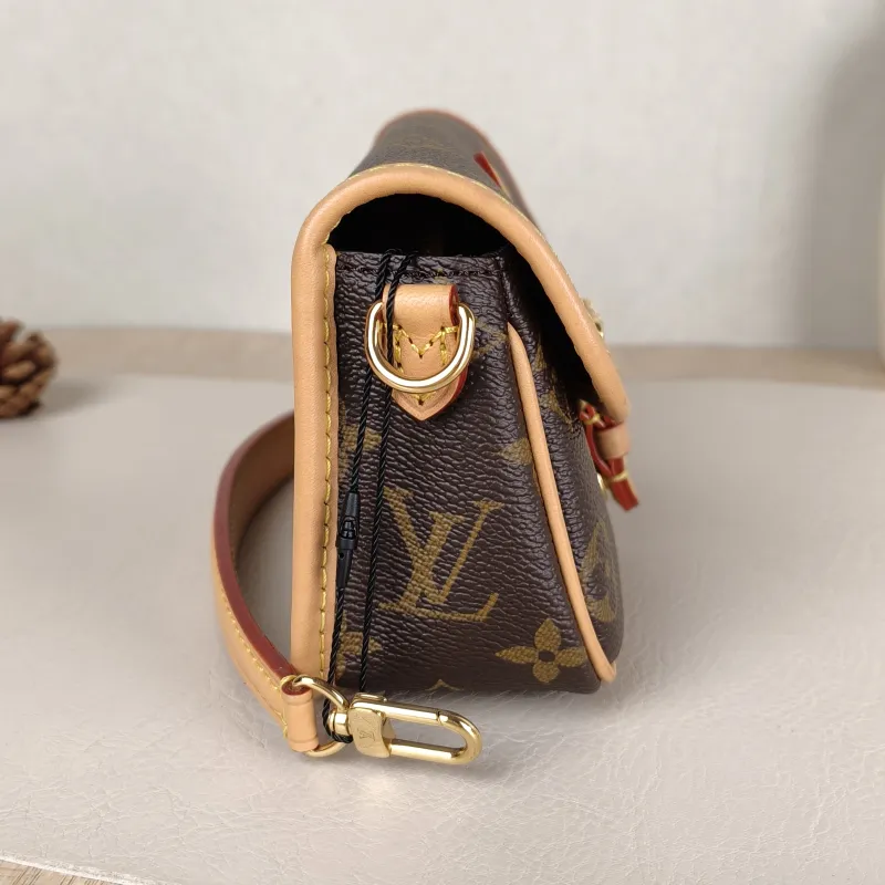 Louis Vuitton Crossbody Bag Diane Baguette Bag Monogram PV Cnano19 × 6 × 10.5 cm — detail view 11 of 12