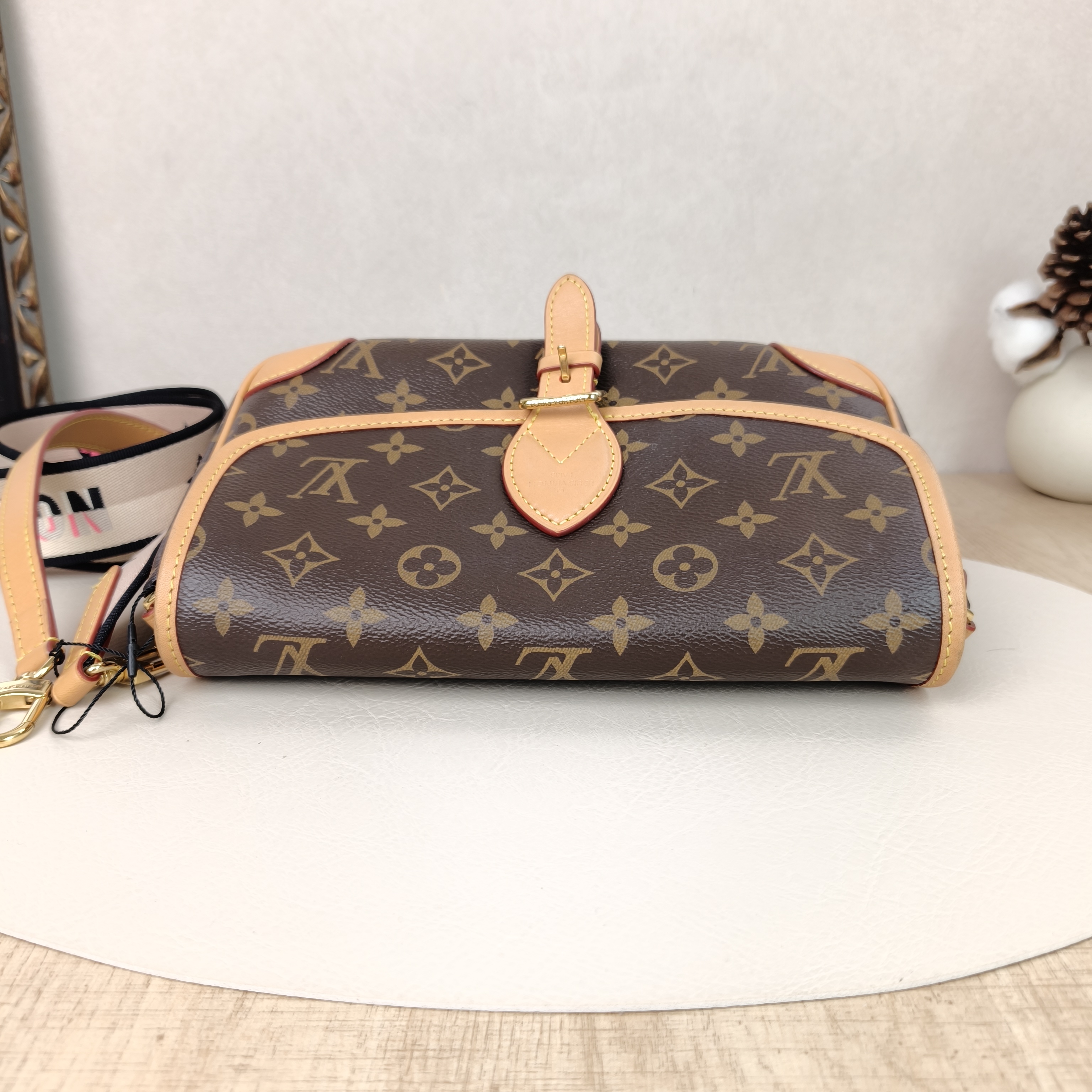 Louis Vuitton Crossbody Bag Diane Baguette Bag Shoulder Strap PVC Small24 × 9 × 15 cm — cover view 7 of 11