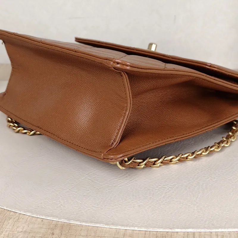 Chanel Backpack23a Backpack Brown Grained Calfskin One Size20 × 7.5 × 21 cm — detail view 7 of 13