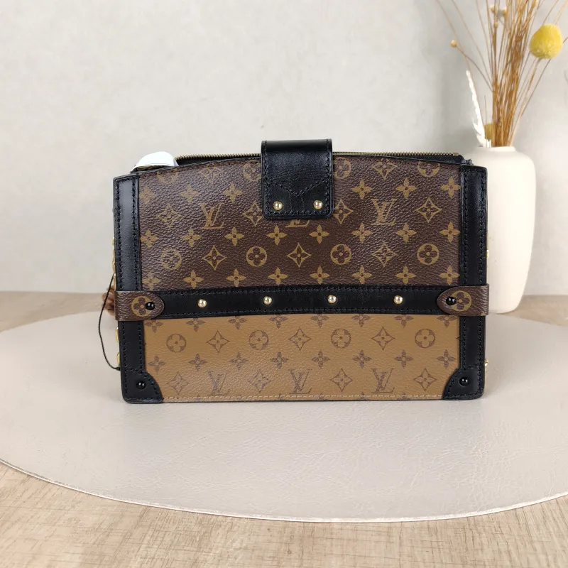 Louis Vuitton Crossbody Bag Trunk Clutch Box Monogram PV Cmini20 × 5.5 × 12 cm — cover view 3 of 5