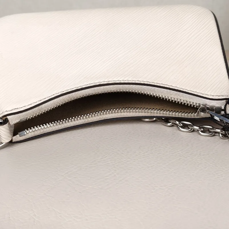 Louis Vuitton Shoulder Bag MARELLINI White Epi Embossed Calfskinmini19 × 6.5 × 13.5 cm — detail view 9 of 14