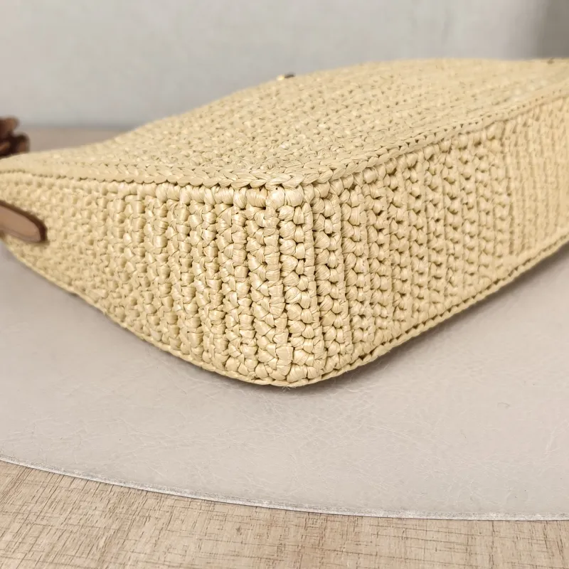 PRADA Crossbody Bag Re-Edition 2005 Hobo Woven Mini 22 × 6 × 18 cm — detail view 2 of 14
