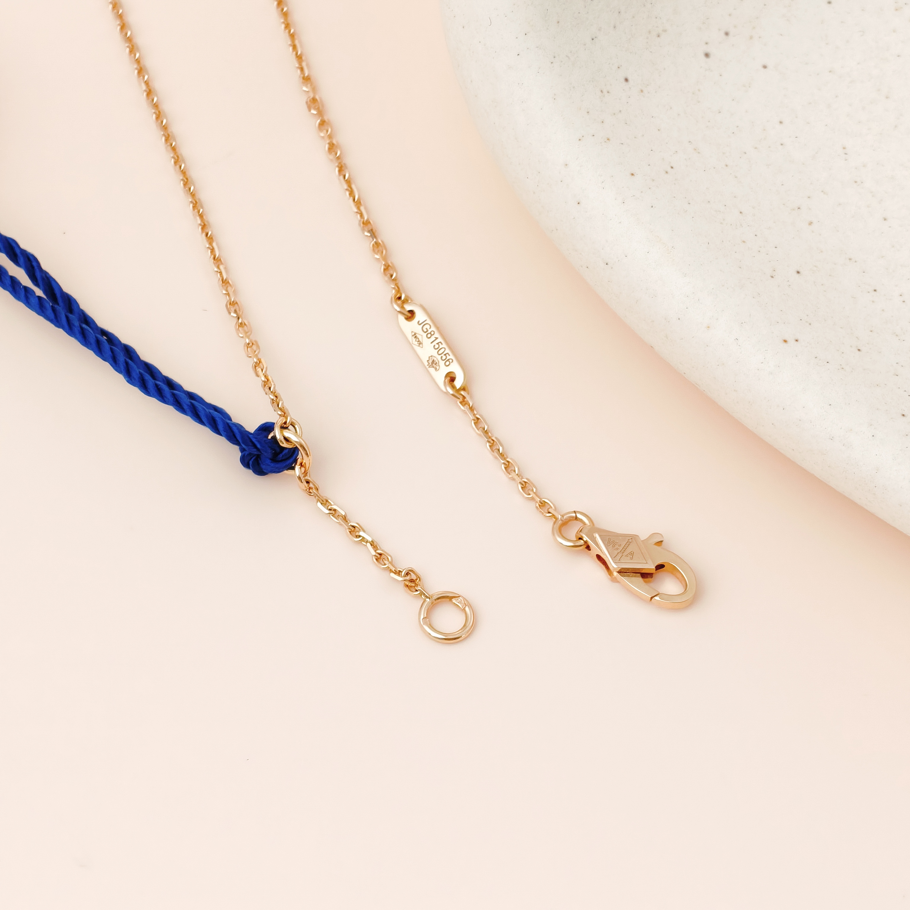 Van Cleef & Arpels Necklace Alhambra 18KR ose Gold Sweet Mini40cm — cover view 4 of 10