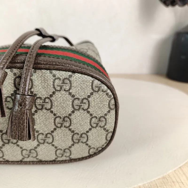 GUCCI Shoulder Bag Ophidia Bucket Bag Monogram PVC Mini 15.5 × 9 × 19 cm — detail view 10 of 10