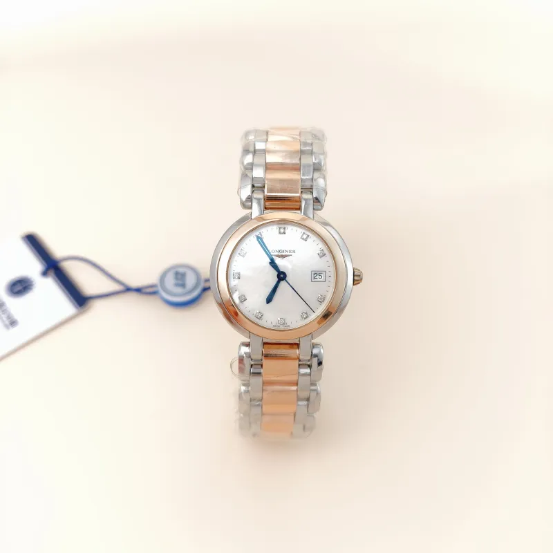 LONGINES Watch Collection Watch White Mother-of-Pearl Diamond One Size 26.5mm Watch