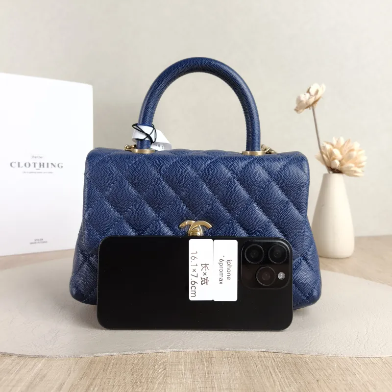 Chanel Top Handle Bag Coco Handle​ Grained Calfskin Small 24 × 10 × 14 cm 25 — cover view 2 of 5
