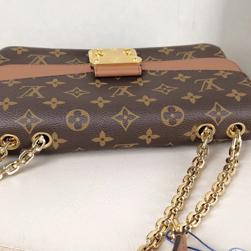 Louis Vuitton Crossbody Bag Marceau Chain Bag Caramel PVC · Calfskin One Size24.5 × 6.5 × 15 cm — detail view 3 of 13