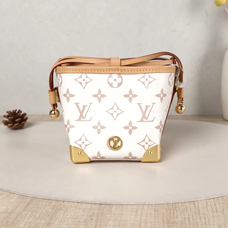 Louis Vuitton Crossbody Bag NOÉ PURSE LV CHARMS PVC Mini 11.5 × 11.5 × 11.5 cm