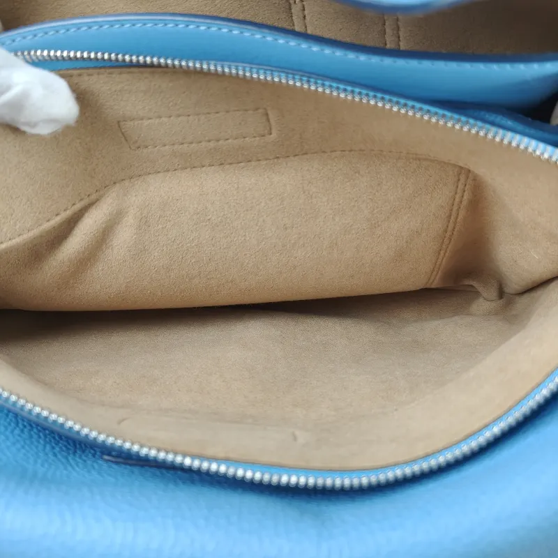 MCM Shoulder Bag Tote Bag Blue Calfskin One Size 31 × 15 × 22 cm — detail view 11 of 15