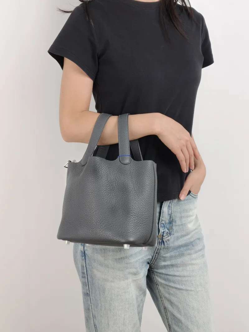 Hermès Top Handle Bag Picotin Lock 18 18 TC Calfskin Small 18 × 13 × 18 cm W — on-model view 1 of 2