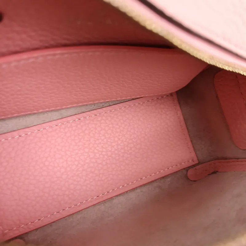 DELVAUX Top Handle Bag Cool Box Box Shoulder Bag Pink Calfskin nano 16.5 × 7.5 × 10.5 cm — detail view 10 of 10