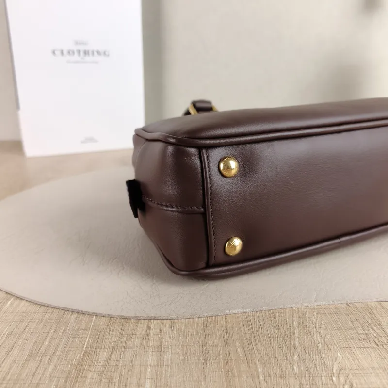Miumiu Top Handle Bag Arcadie Collection Bowling Bag CC alfskin Medium 22 × 7.5 × 10.5 cm — detail view 1 of 11