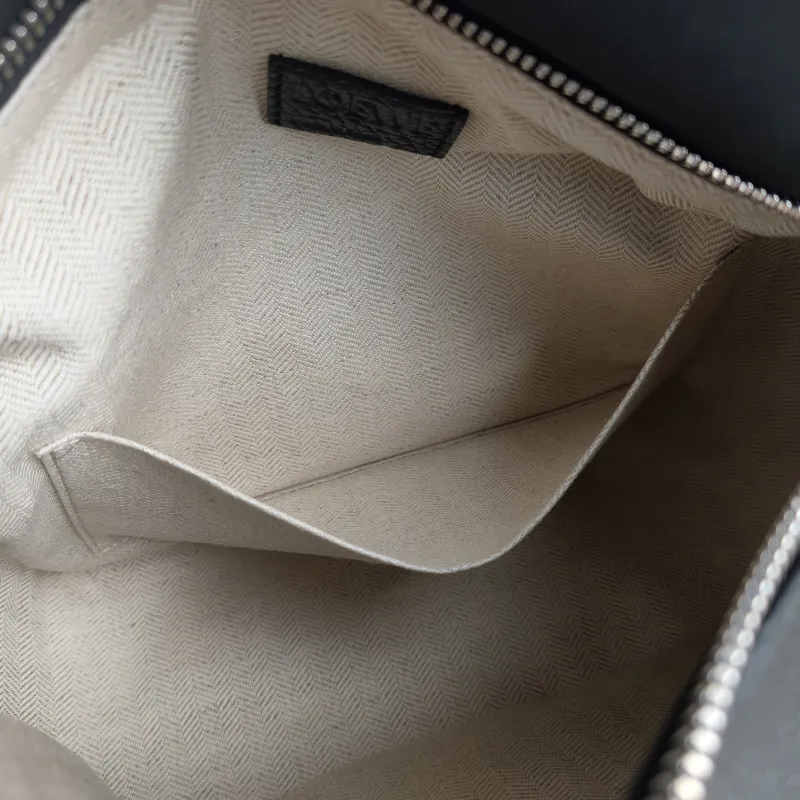 LOEWE Belt Bag Puzzle Belt Bag Black CC alfskin Small 24 × 10.5 × 16 cm — detail view 6 of 13