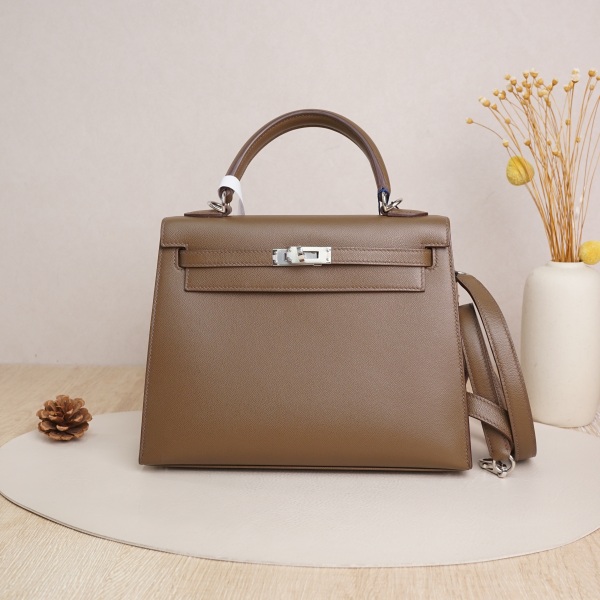 Hermès kelly25z Calfskin · Shoulder Strap Dust Bag · 25 × 9.5 × 18 cm