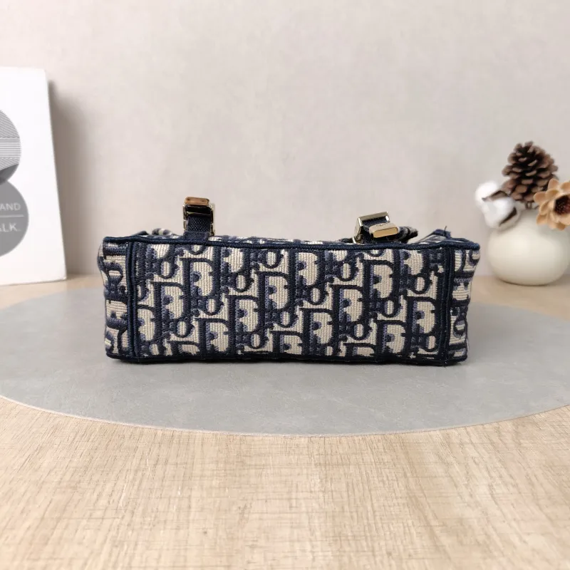 DIOR Crossbody Bag camp Messenger Bag Blue Canvas Small23 × 8 × 15 cm — cover view 6 of 6