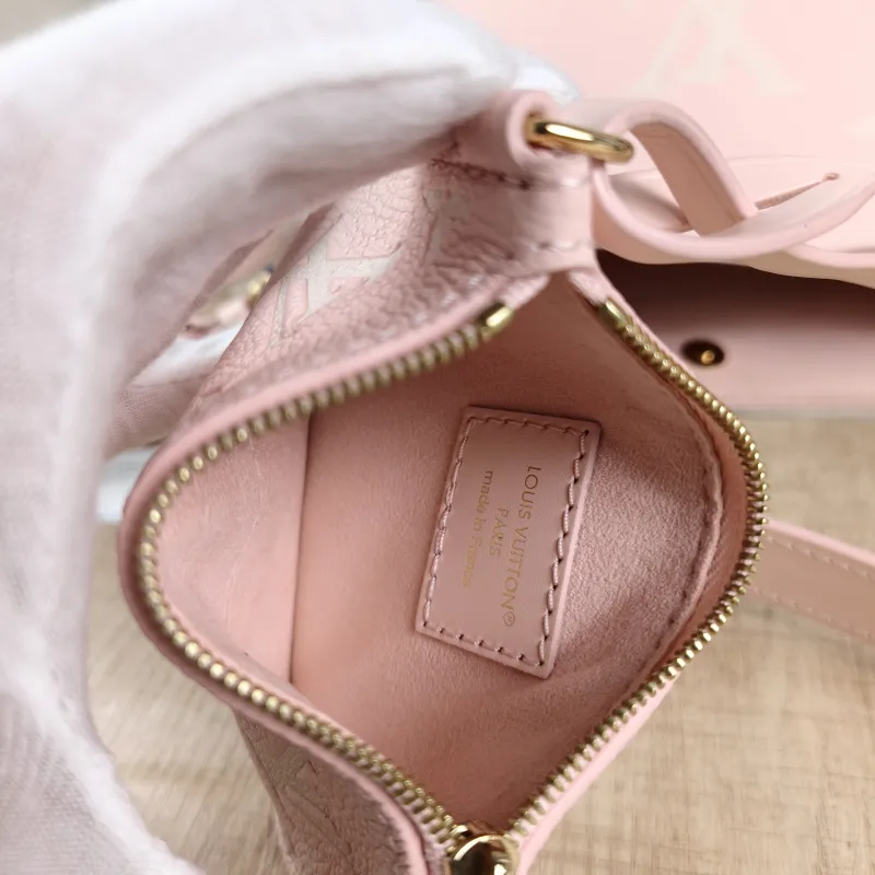Louis Vuitton Top Handle Bag ALL IN BB · White Empreinte Embossed Calfskin BB16 × 12 × 18 cm — detail view 11 of 12