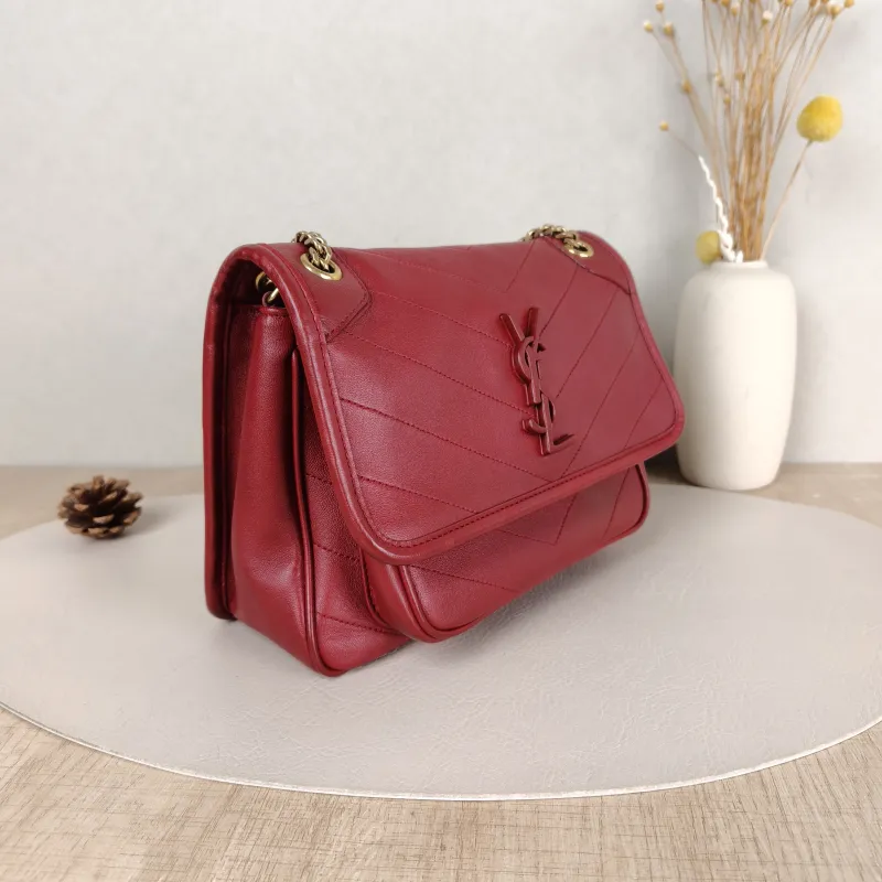 SAINT LAURENT Crossbody Bag Niki Red D Lambskin Small21 × 7.5 × 16 cm — cover view 5 of 5