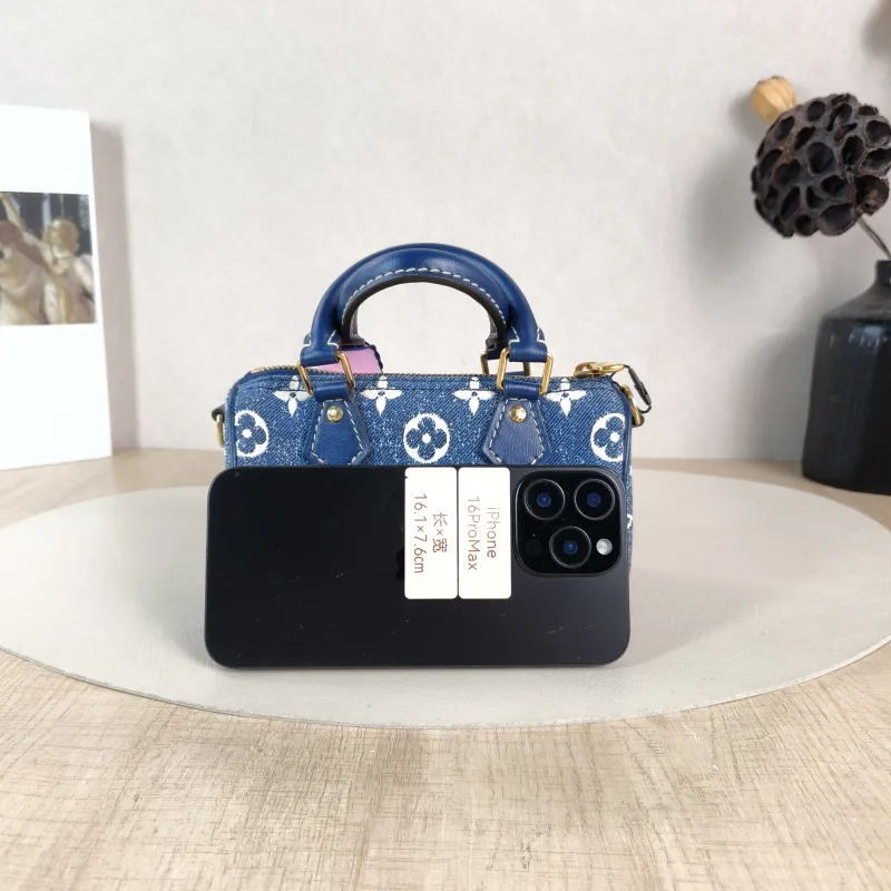 Louis Vuitton Crossbody Bag Speedy Nano Blue nano 16 × 7.5 × 10 cm — cover view 5 of 5