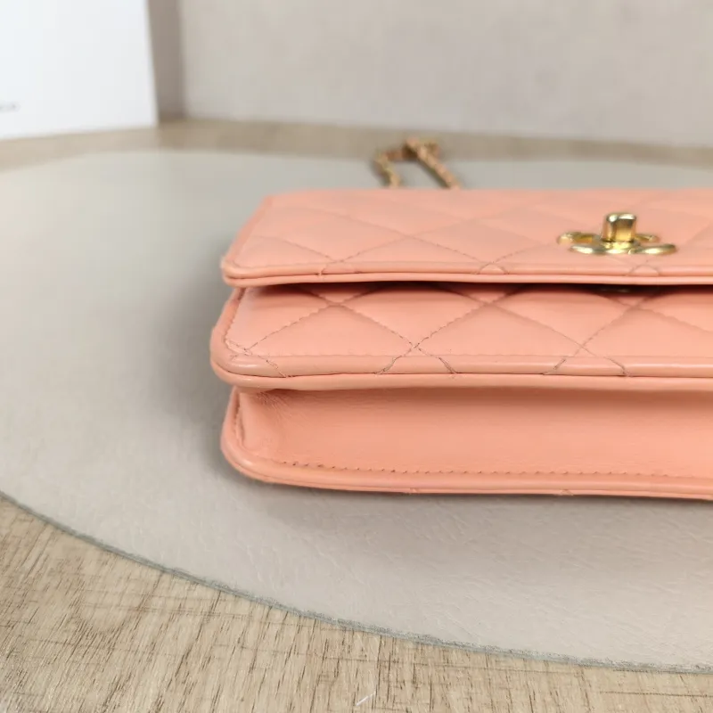 Chanel Crossbody Bag Classic Flap WOC CF WOCWOC Bag Edition Lambskinmini19.2 × 3.5 × 12.3 cm — detail view 6 of 13