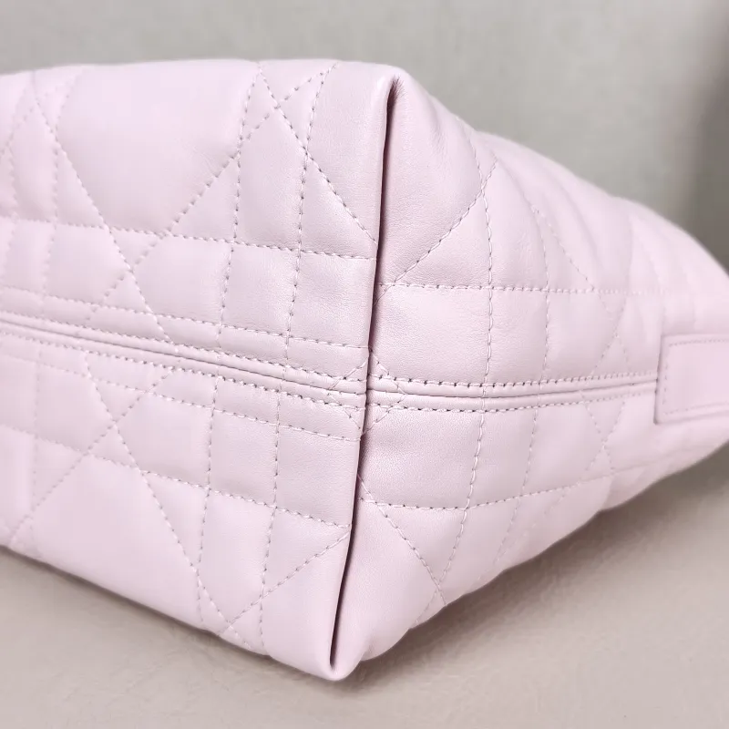 DIOR Top Handle Bag TOUJOURS Edition Pink Calfskin Mini 13 × 12 × 15 cm — detail view 7 of 12