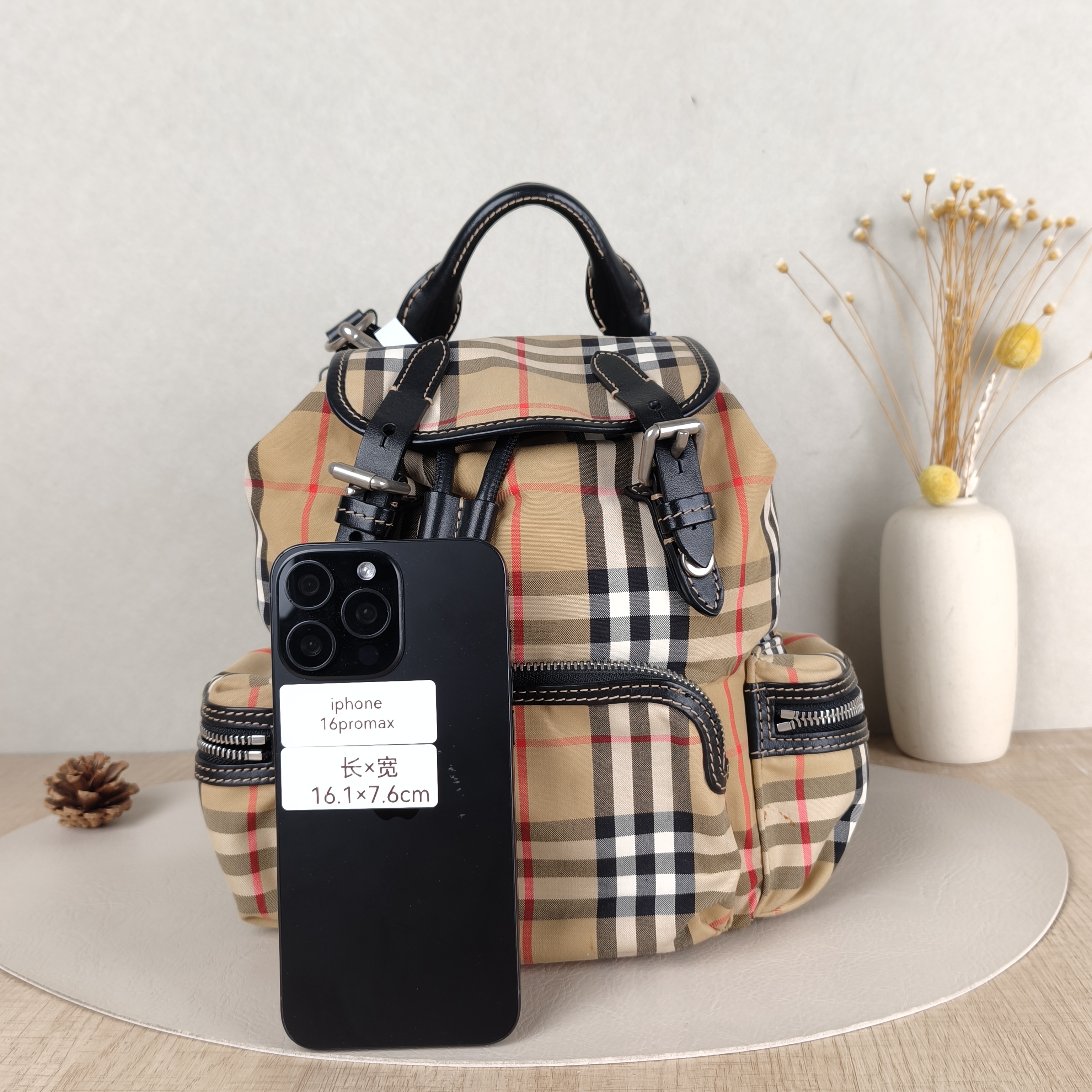 BURBERRY Backpack Backpack Colorblock Canvas One Size17 × 11 × 25 cm — cover view 5 of 5