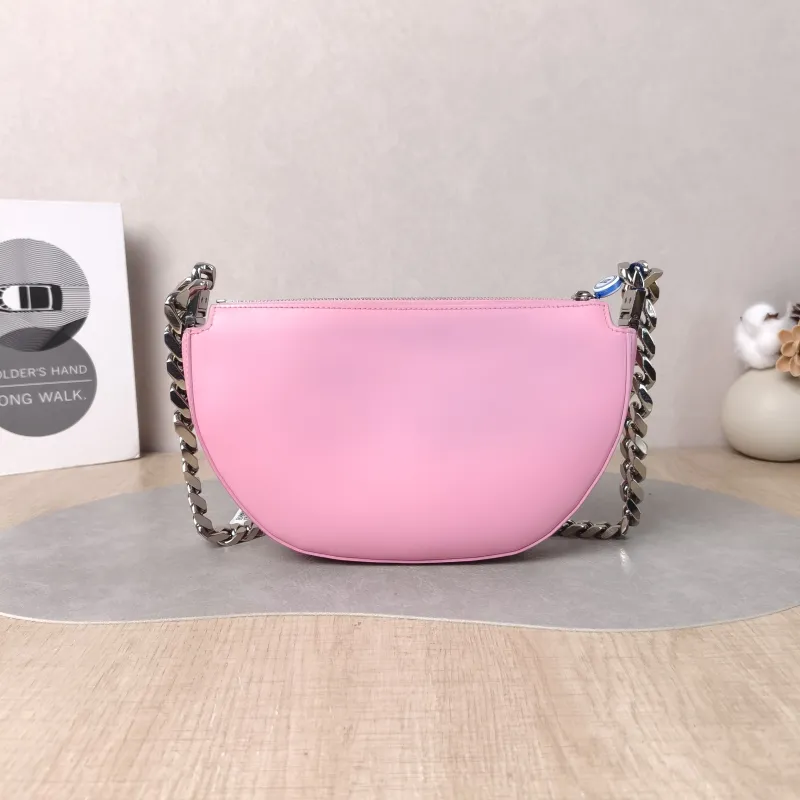 BURBERRY Shoulder Bag Shoulder Bag Pink Calfskin One Size 22.5 × 4.5 × 14 cm — cover view 2 of 5