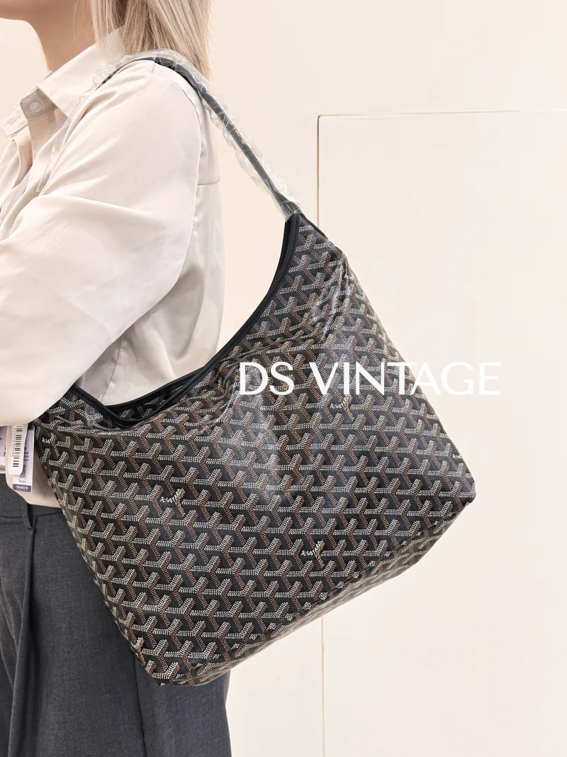 GOYARD Shoulder Bag Boheme Hobo​ Black ine Canvas Small 43 × 14 × 27 cm — on-model view 1 of 3