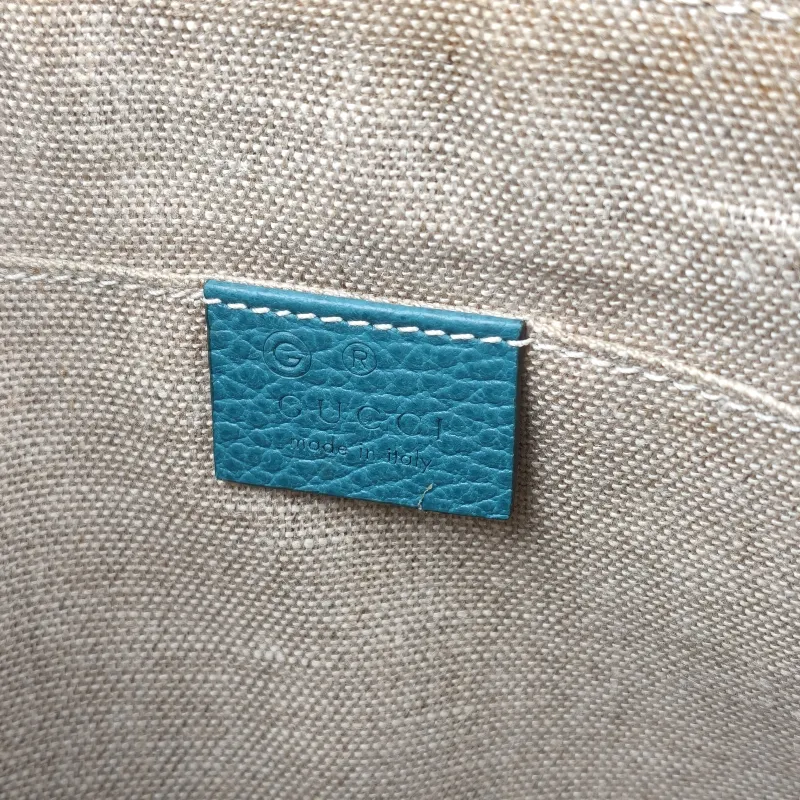 GUCCI Clutch Clutch Blue Calfskin One Size34*21 — detail view 5 of 10