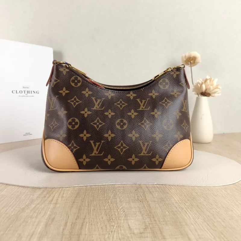 Louis Vuitton Crossbody Bag Boulogne PVC Small 26 × 9.5 × 16 cm