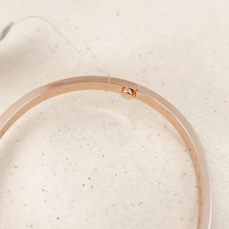 CARTIER Bangle Love Collection Bangle Rose Gold 18KR ose Gold Small Edition 17 — cover view 5 of 9
