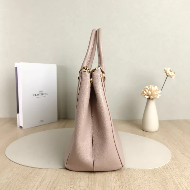 PRADA Top Handle Bag Galleria Galleria Bag Pink Calfskin One Size34 × 15 × 24 cm — detail view 6 of 13