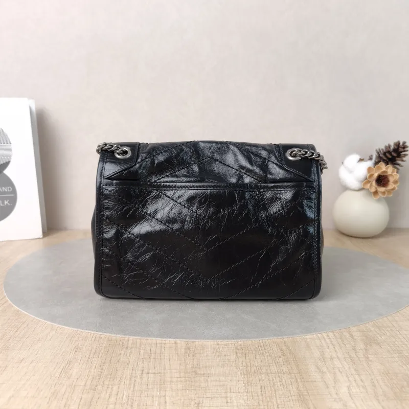 SAINT LAURENT Crossbody Bag Niki D Waxed Leather Calfskin Small21 × 7.5 × 16 cm — cover view 2 of 5