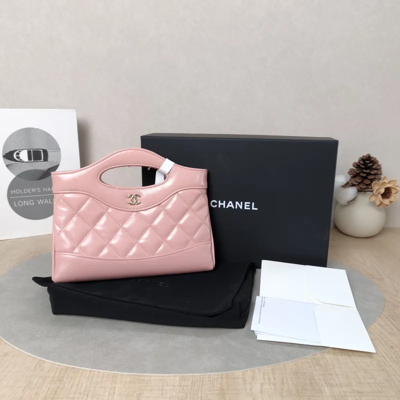 Chanel Crossbody Bag31Bag Pink Waxed Leathernano19 × 5 × 12 cm — cover view 3 of 6