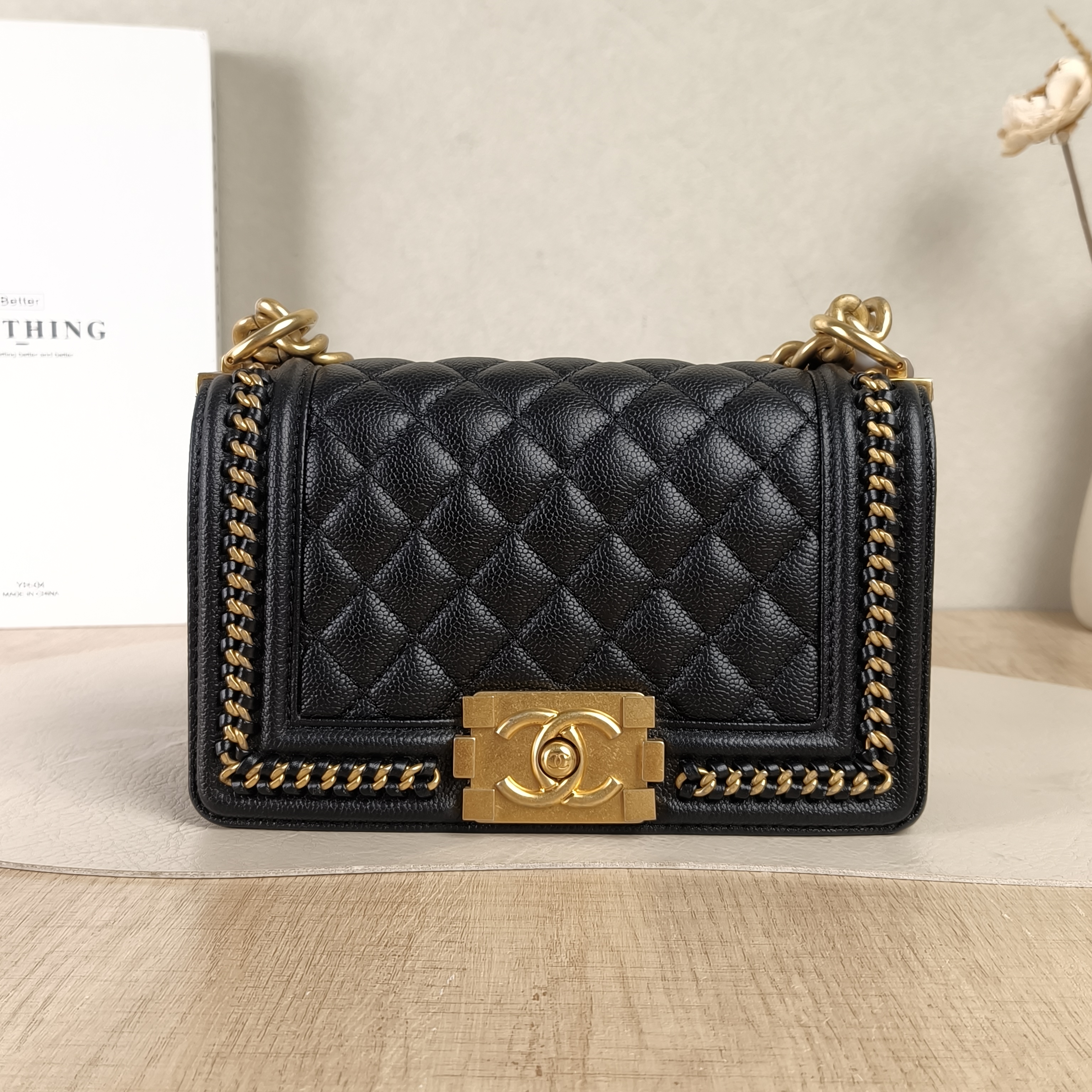 CHANEL Bag le boy 20.5*8.5*12