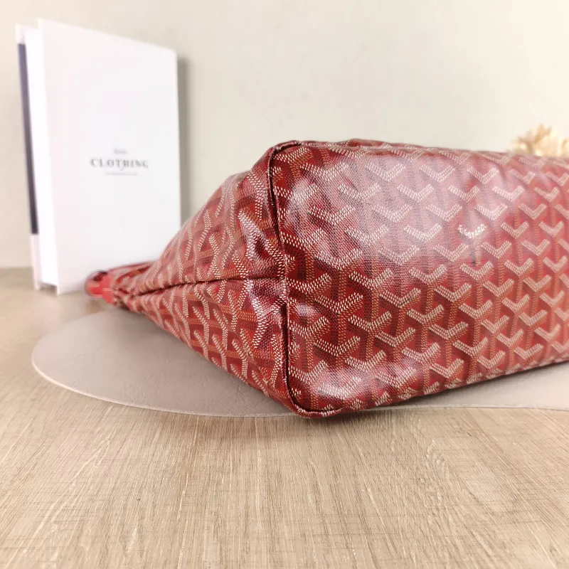 GOYARD Shoulder Bag Boheme Hobo​ Red PVC Small 43 × 14 × 27 cm — detail view 1 of 9