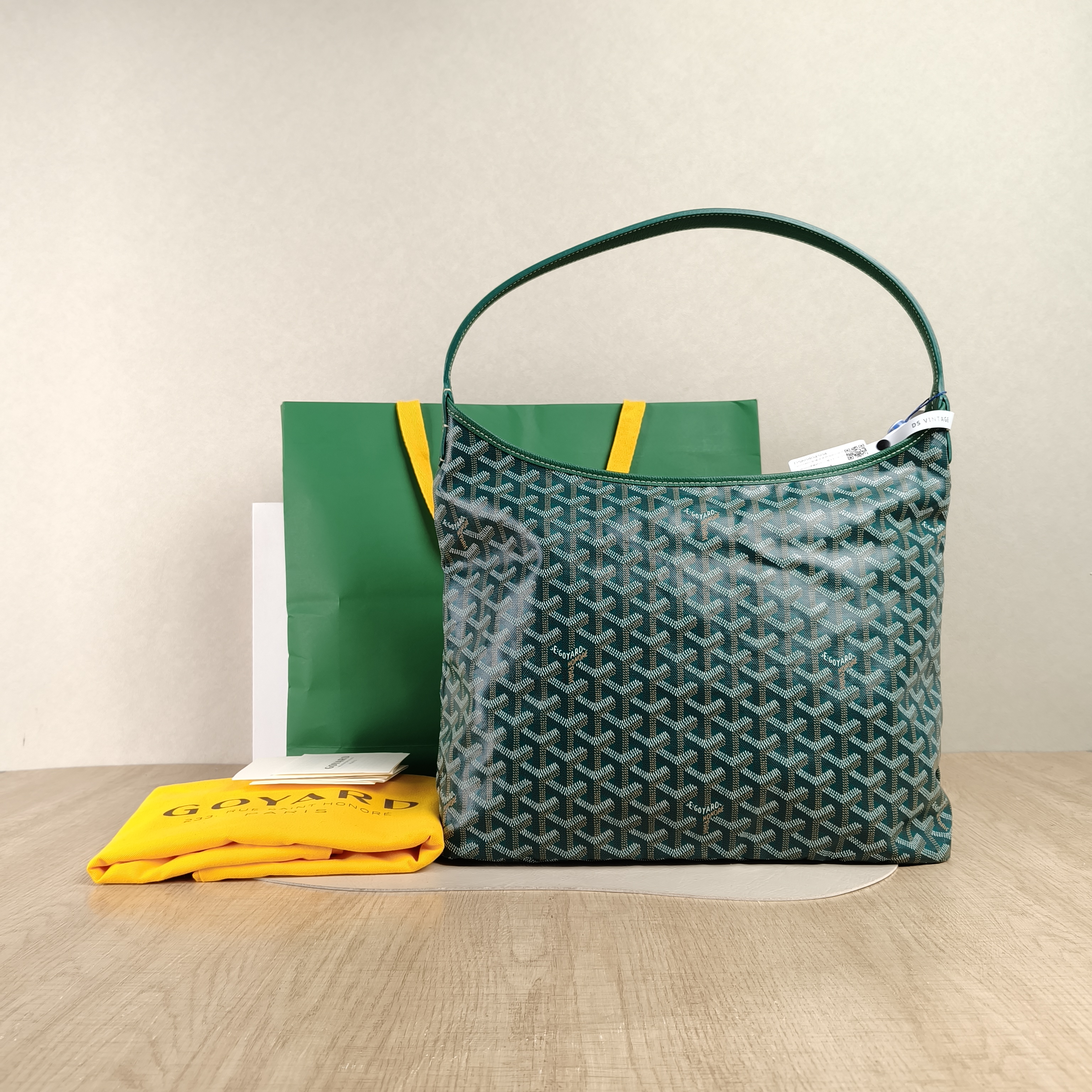 GOYARD Shoulder Bag Boheme HoboGreen PVC Small43 × 14 × 27 cm — cover view 4 of 6