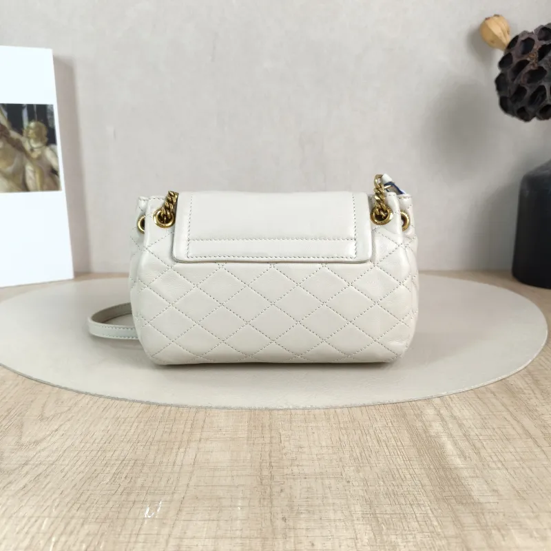 SAINT LAURENT Crossbody Bag NOLITA White SL ambskinmini18 × 6 × 13 cm — cover view 4 of 5