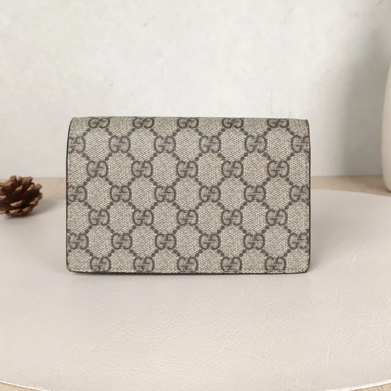 GUCCI Crossbody Bag Dionysus Monogram PV Cmini16.5 × 4.5 × 10 cm — cover view 3 of 5