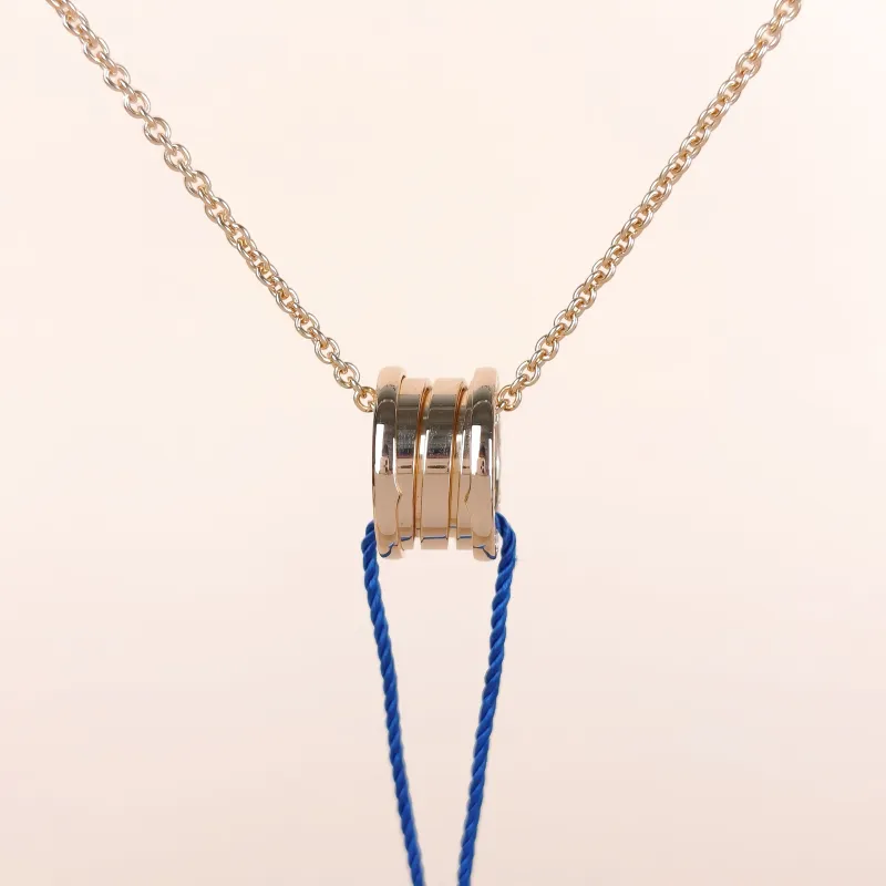 Bvlgari Necklace B.ZERO1Collection Necklace Rose Gold 18KR ose Gold Small 45cm