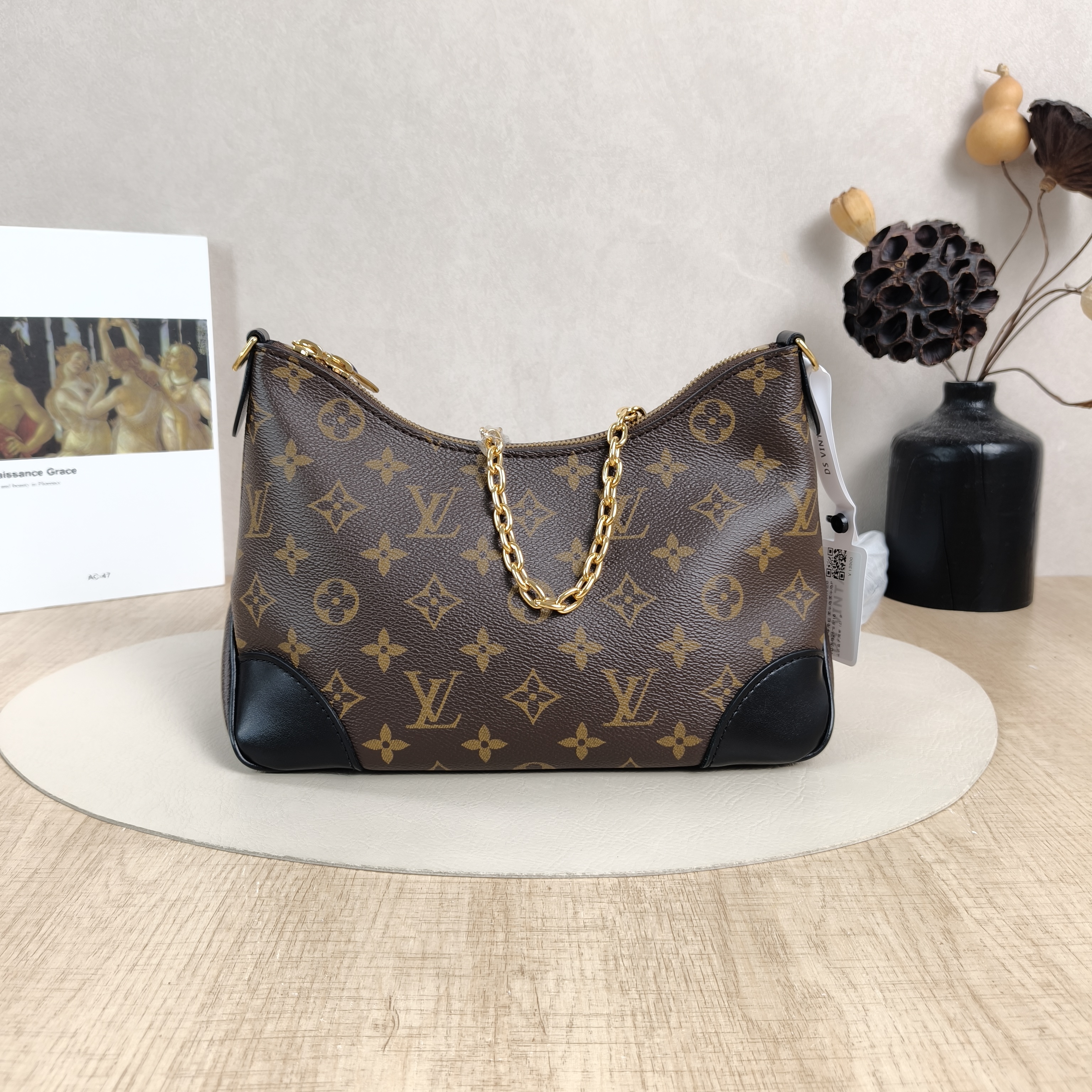 Louis Vuitton Crossbody Bag Boulogne PVC Small26 × 9.5 × 16 cm