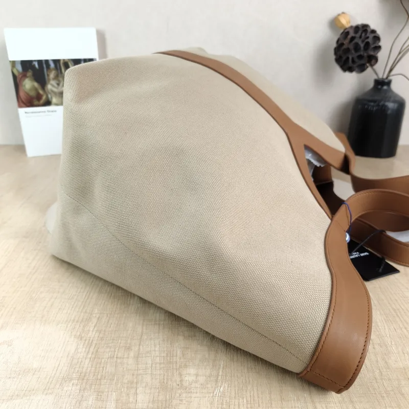 SAINT LAURENT Shoulder Bag Y Tote Bag Brown Canvas One Size 36 × 21 × 34 cm — detail view 2 of 11