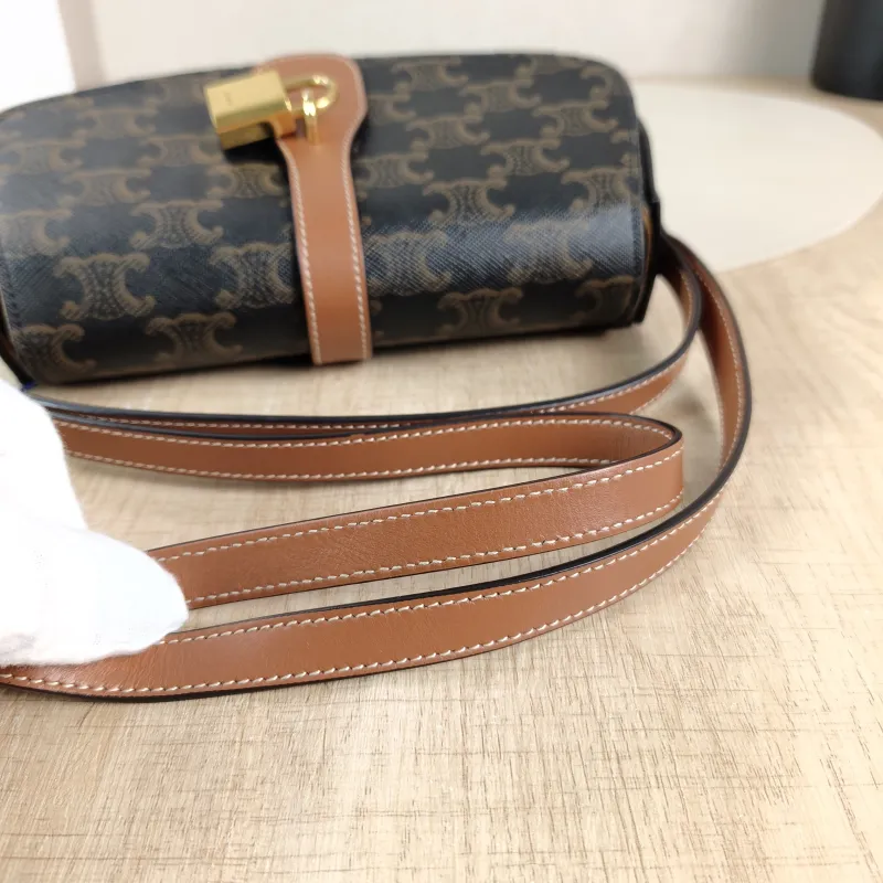 CELINE Crossbody Bag TABOU Monogram PV Cmini18 × 5 × 8 cm — detail view 11 of 14