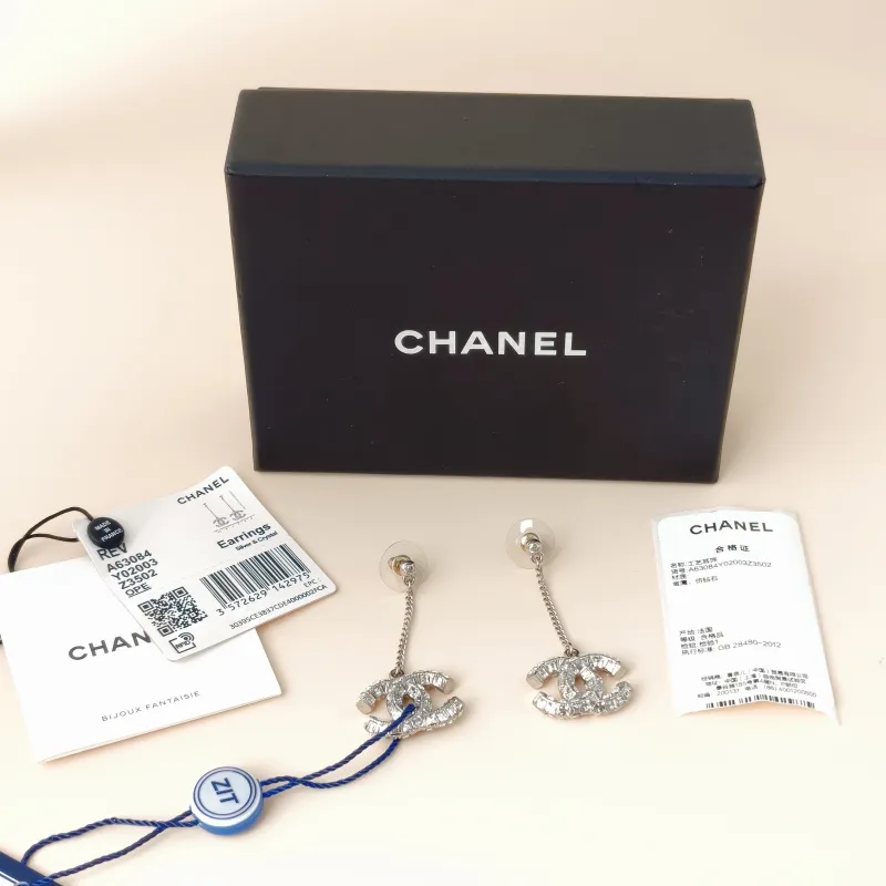 Chanel Jewelry · Earrings Silver One Size One Size — cover view 2 of 8
