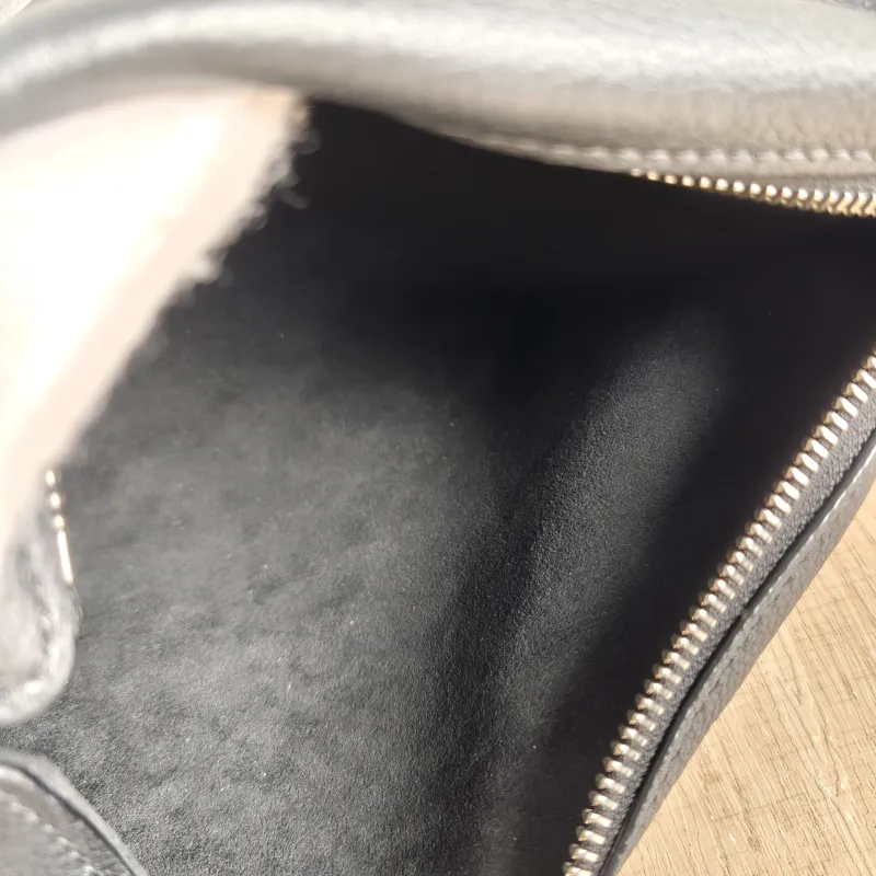 Louis Vuitton Crossbody Bag Side Trunk Box Black Calfskin Medium 23.5 × 8.5 × 16 cm — detail view 6 of 10